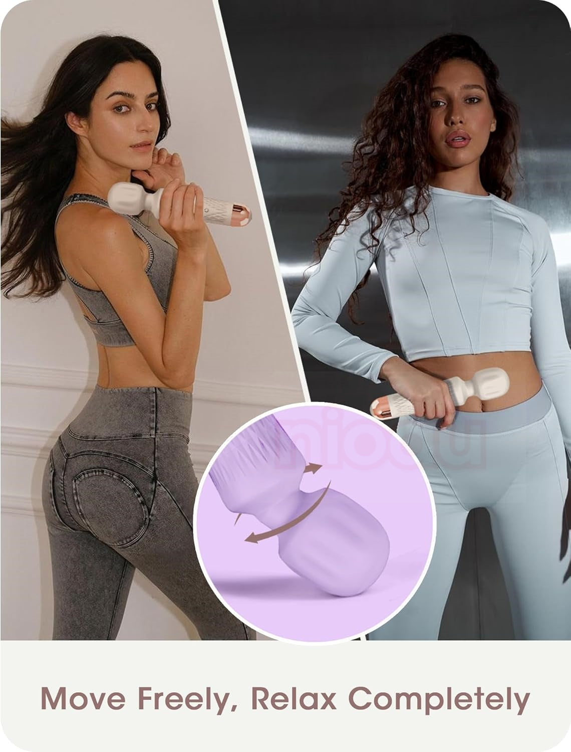 Handheld Cordless Personal Wand Massager – Waterproof, USB Rechargeable, 20 Vibration Patterns, 8 Speeds, Memory Feature, Skin-Soft Silicone for Ultimate Relaxation Tool