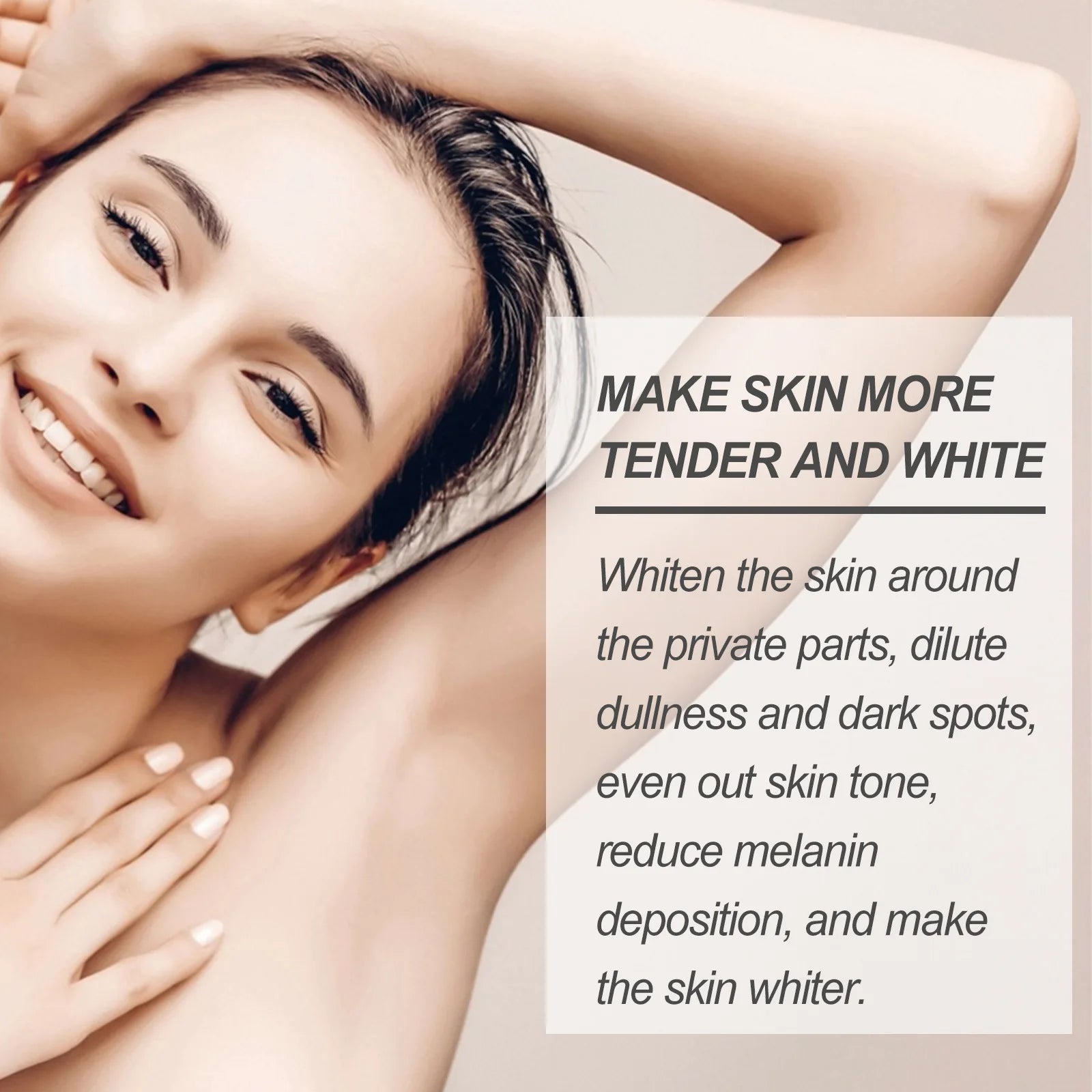 Face Body Whitening Cream Private Part Armpit Elbow Bleaching Eliminate Ac-ne Mark Dark Sp-ot Melanin Moisturizing Lighten Serum