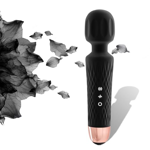 Personal Massager Wand – Handheld Cordless,Quiet & Waterproof,20 Modes & 10 Speeds,3H Powerful Vibration,Soft for Ultimate Relaxation Tool
