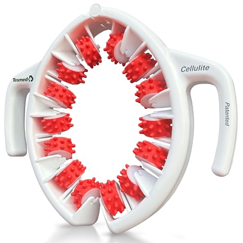 Anti Cellulite Roller & Lymphatic Drainage Massager | Fascia Blaster for Contoured & Smoother Skin | Tool for Sore Arms, Legs, Stomach & Buttocks Multicolor