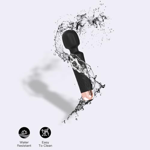 Personal Massager Wand – Handheld Cordless,Quiet & Waterproof,20 Modes & 10 Speeds,3H Powerful Vibration,Soft for Ultimate Relaxation Tool