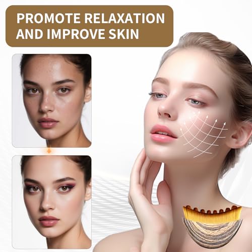 New Lymphatic Contour Face Brush, Lymphatic Drainage Massager for Face,Ergonomically Designed to Fit The Skin Precisely and Relieve Fatigue