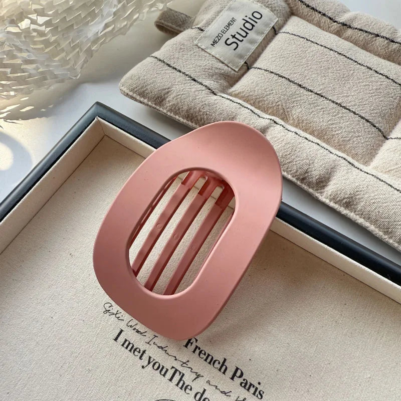 Flat Hair Clips For Women French Korean Style Hair Claws Accessories Trendy Hair Pin Clip Leopard Hair Clip Top Simple Headpiece