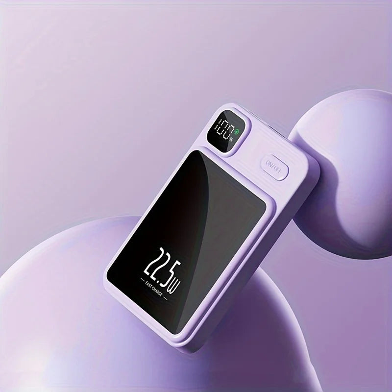 10000mAh Capacity Power Bank Magnetic Wireless 22.5W Ultra Super Fast Charging Magnetic Power Bank For Iphone15 Samsung
