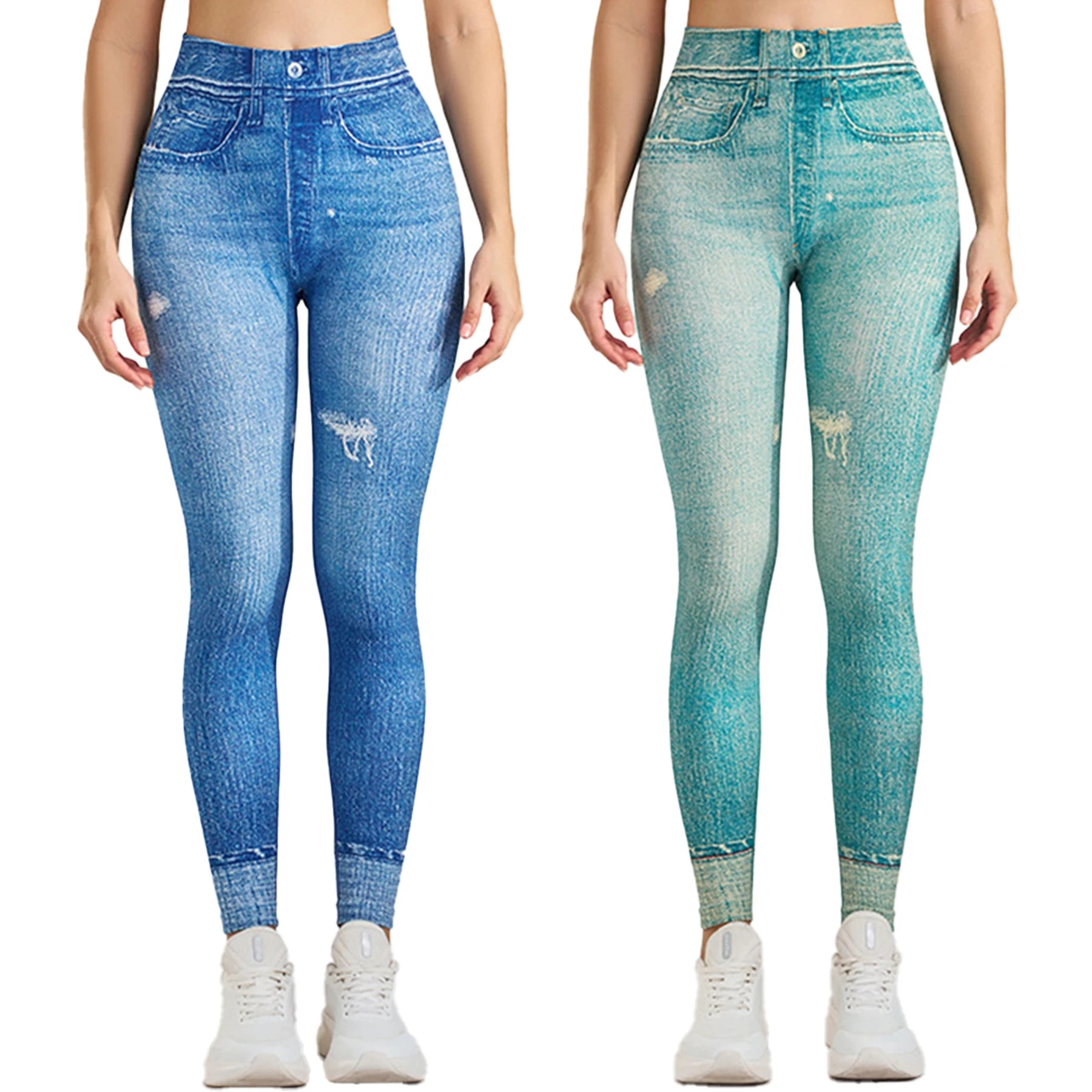 2 Pack Women's High Waisted Sexy Butt Lifting Seamless Solid Color Yoga Leggings Elastic And Breathable Fitness Sports Pants