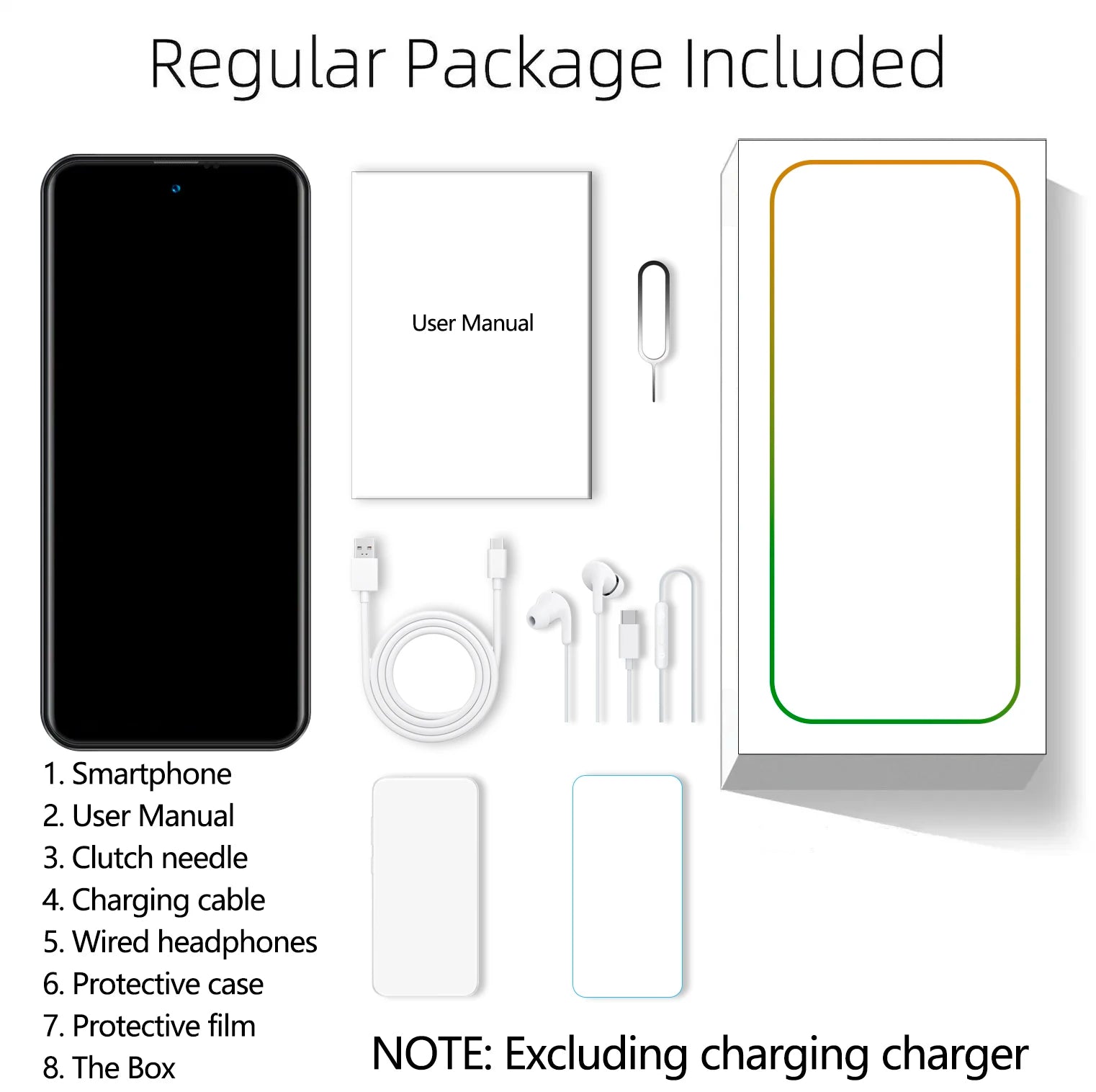 FUFFI 6.56 Inch Smartphone, 4G Network Dual SIM Phone, Android 10.0 Phone with 32GB ROM, Quad Core Processor, 2+2MP Pixels Phone