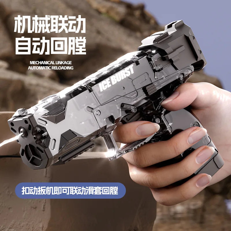 Summer Water Gun non Electric Pistol High-pressure Full Automatic Shooting Water Beach Toy Gun For kid Children Boys Girls Gift