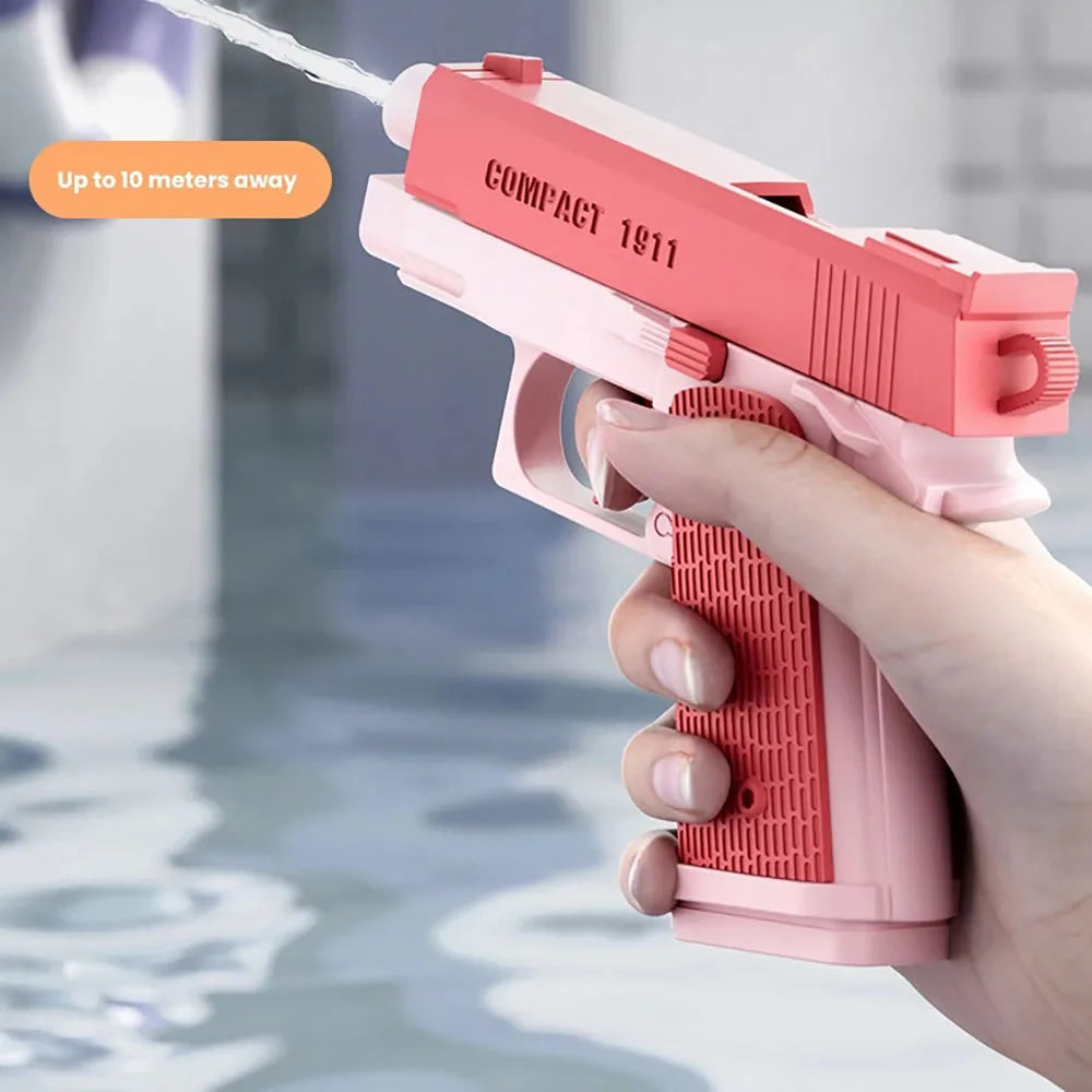 Children Summer M1911 Water Gun non Electric Pistol High-pressure Full Automatic Shooting Water Beach Toy Gun For Kids Boys Girl