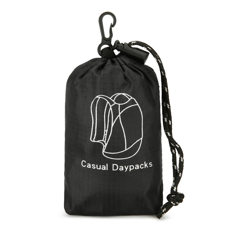 The foldable nylon outdoor lightweight backpack, simple handbag and hiking bag are suitable for outdoor sports and travel