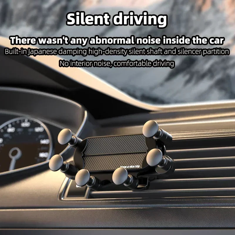 Car Vent Phone Mount Vehicle Air Vent Clip Cell Phone Holder Car Phone Holder Auto Lock Hands-Free Stand for 4-7inch Cellphone