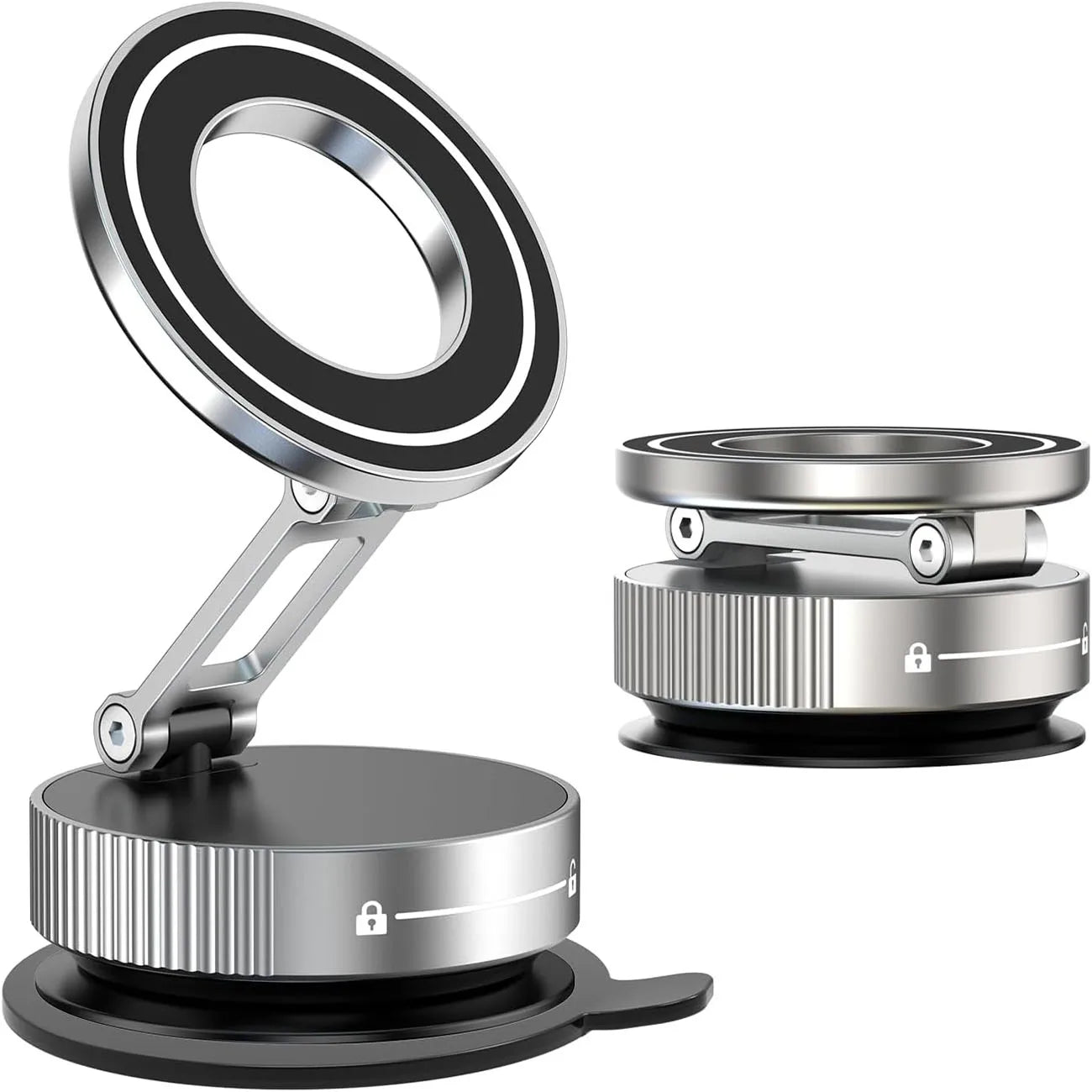 Magnetic Car Mount Strong Magnetic 360° Rotation Foldable Phone Holder For Cell Phone For iphone 12 13 14 15 16 Live Streaming ﻿