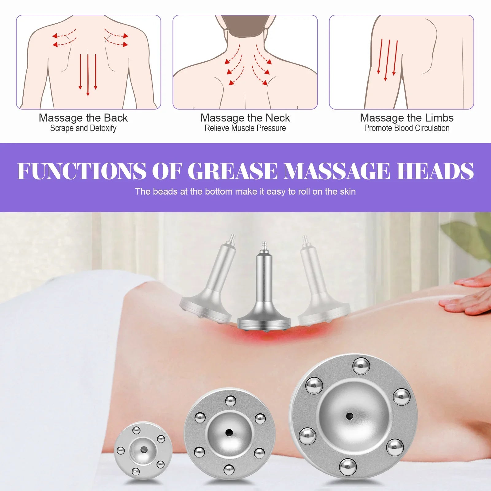 Vacuum Therapy Machine with 24 Pcs Vacuum Cups and 3 Pumps, Body Shaping Spa Skin Machine for Butt, Breast Body Shape Massage