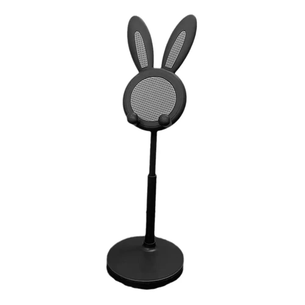 Pink Cartoon Little Rabbit Desktop Mobile Phone Stand Tablet Computer Stand Adjustable Telescopic Lift Student Lazy Person Stand
