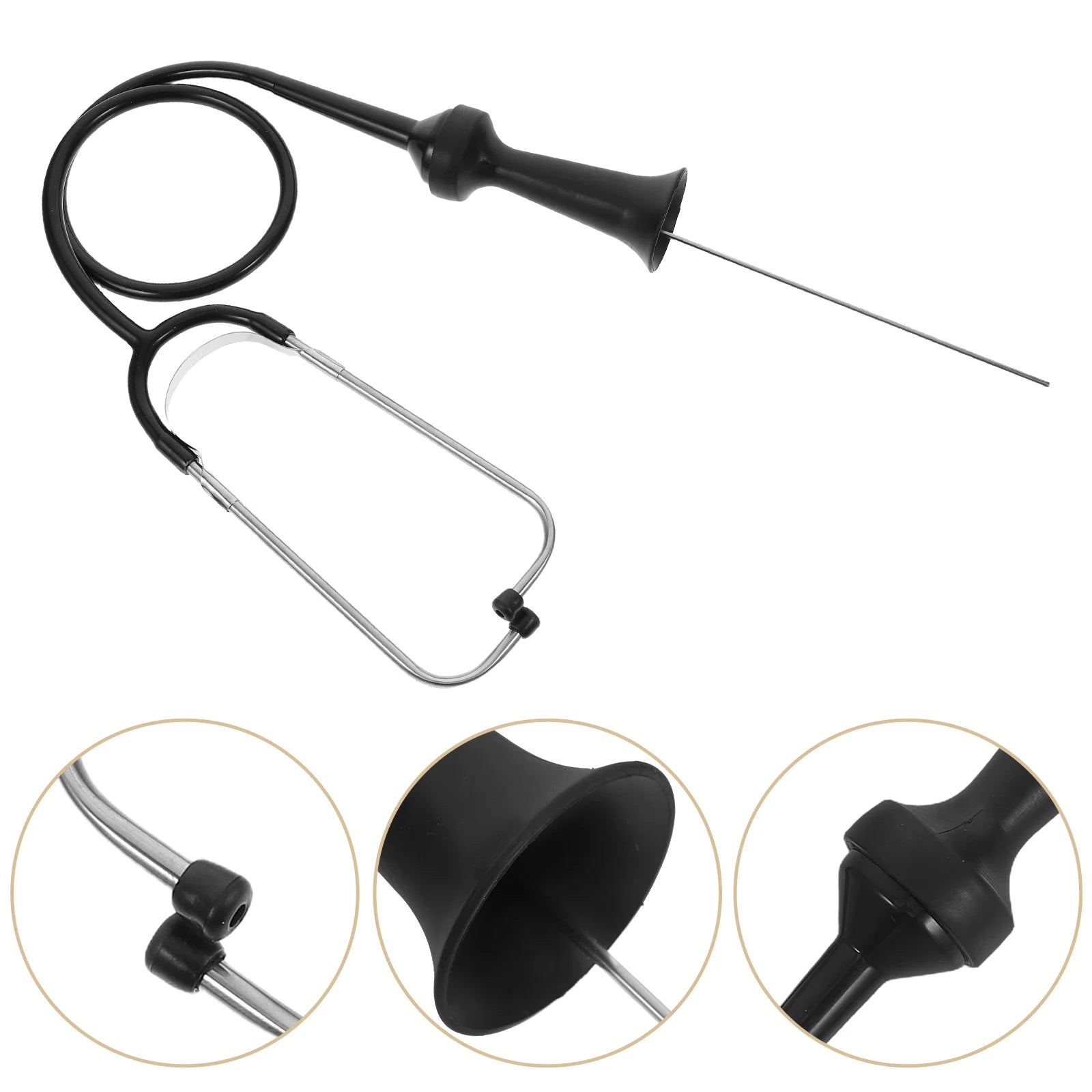 Stethoscope Cylinder Auto Noise Detection Tool Mechanics Engine Car Maintaining Mechanical Testing