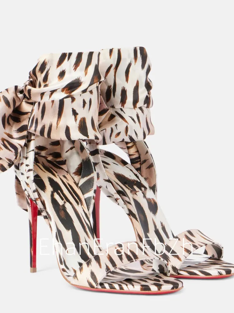 2025European and American Summer New Ankle Strap Women's Slim High-heeled Sandals Fashionable and Sexy Party Wedding Sandals