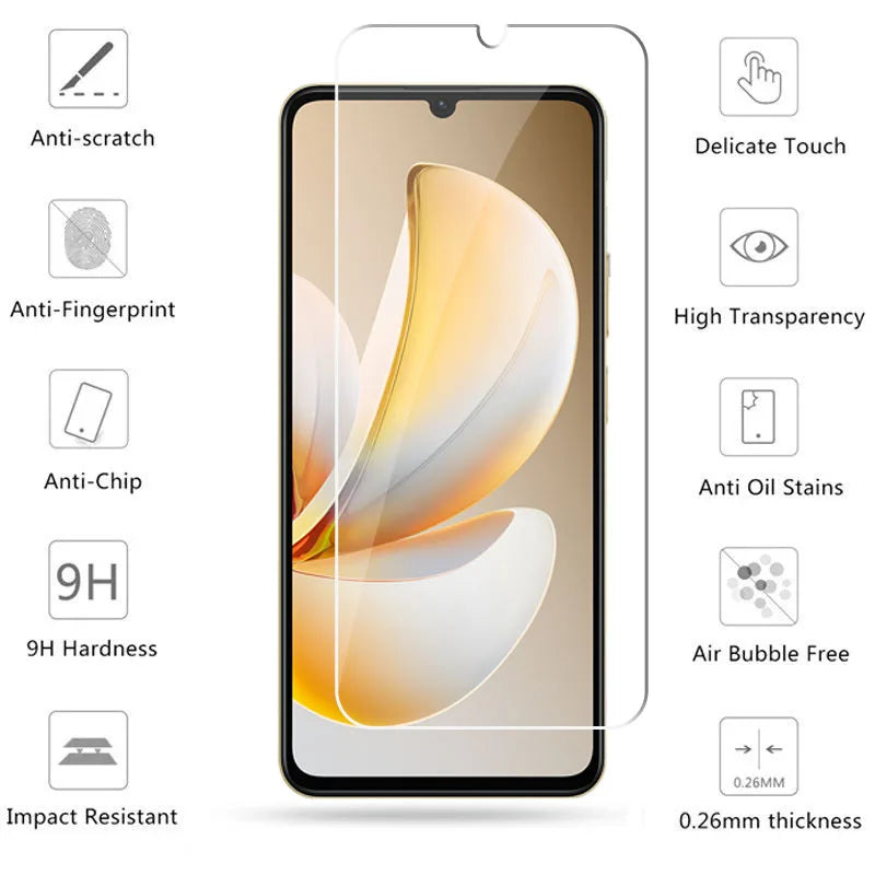 Full Gule Glass For Realme Note 70T Tempered Glass Realme Note 70T Screen Protector Protective Phone Lens Film Realme Note 70T