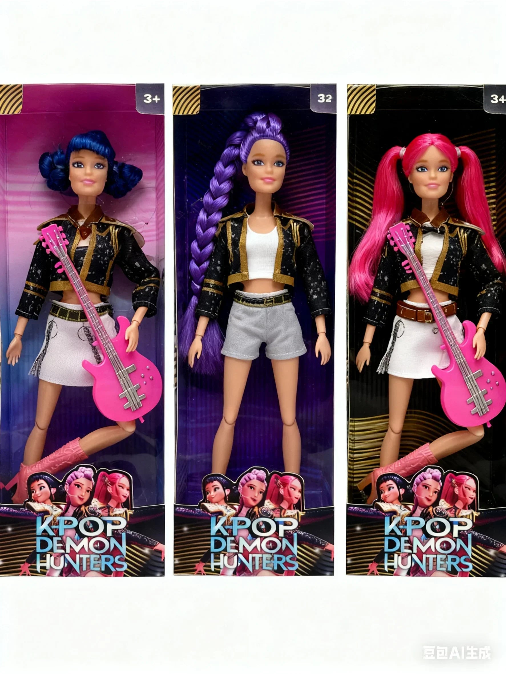 2025 HOT Anime Demon Hunters Doll Toys Rumi Mira Zoey Beautiful Princess Baby Girl Dolls Surprise Birthday Gifts for Girls