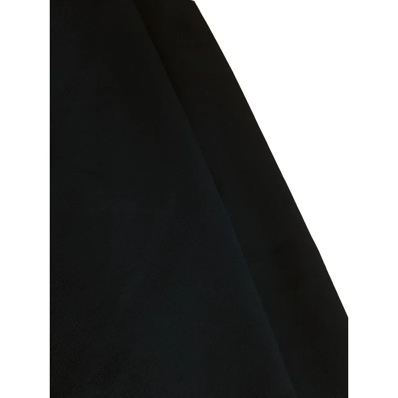 Solid Color Comfortable Wide Leg Pants with Elastic Waist Pocket, Casual Loose Fit for Autumn and Winter