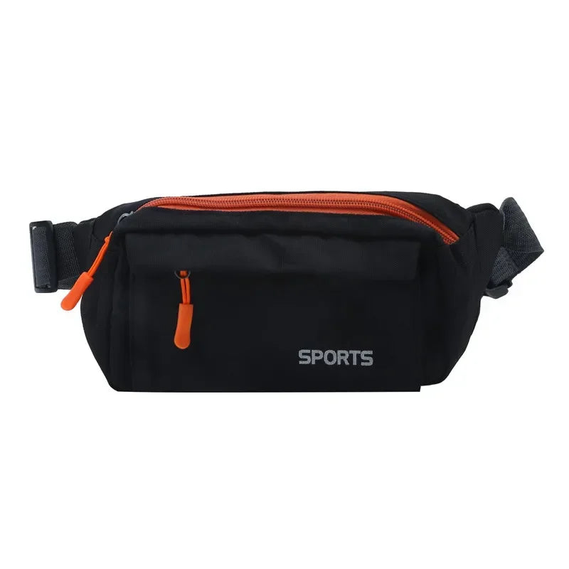 Breast Package Waterproof Outdoor Sports Bag Oxford Pouch Korean-style Waist Fanny Crossbody Male Banana