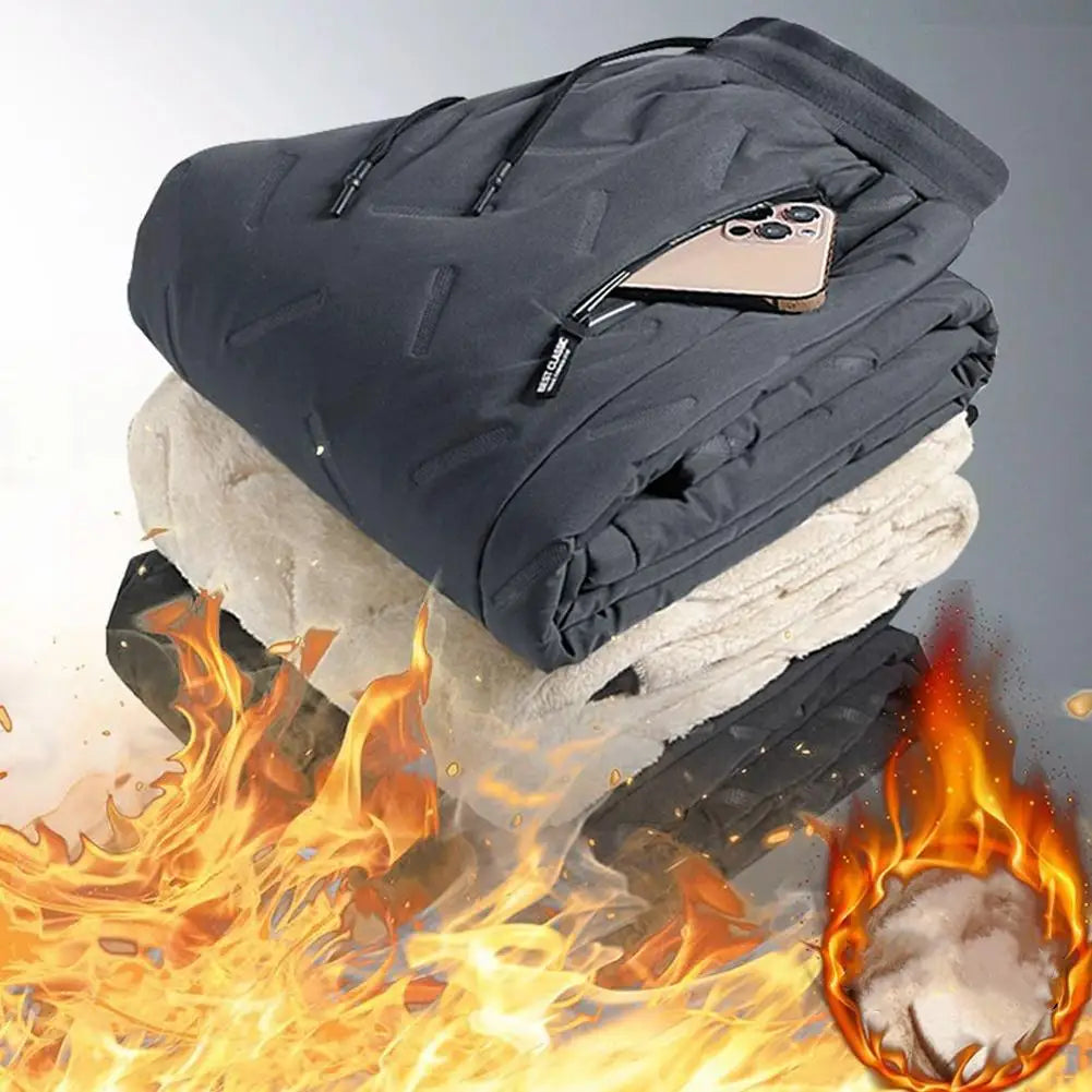 Cashmere Thickened Motor Motorcyle Cycling Pants High Quality Fleece Fabric Heat Insulation Warm Motorcycle Riding Equipment