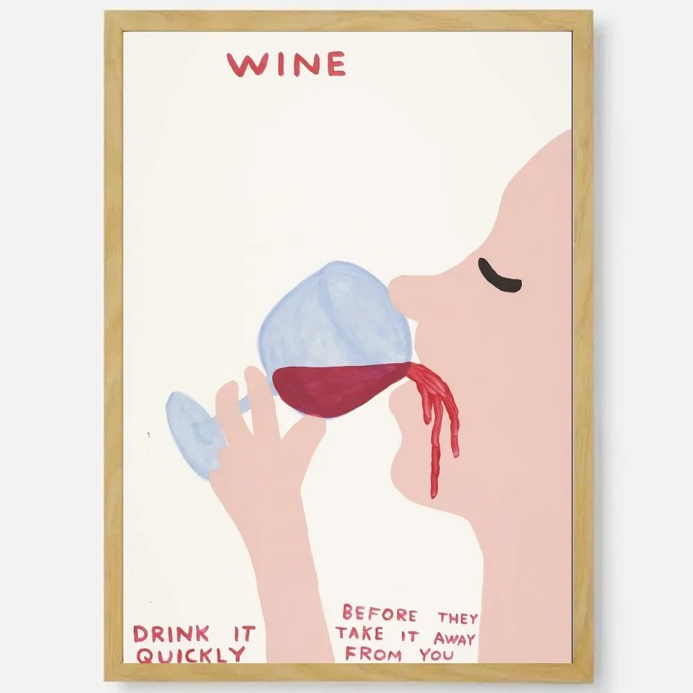 David Shrigley Art Canvas Prints Poster Modern Minimalism Funny Art Prints Living Room Bedroom Wall Art Home Decor Art Poster