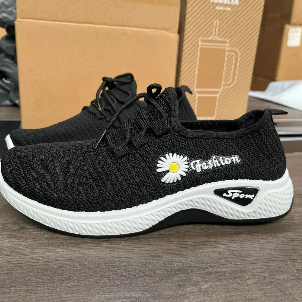 Women Sneakers Autumn New Trendy Mesh Casual Sports Running Shoes Wholesale Comfortable Lightweight Breathable Fashion Sneakers