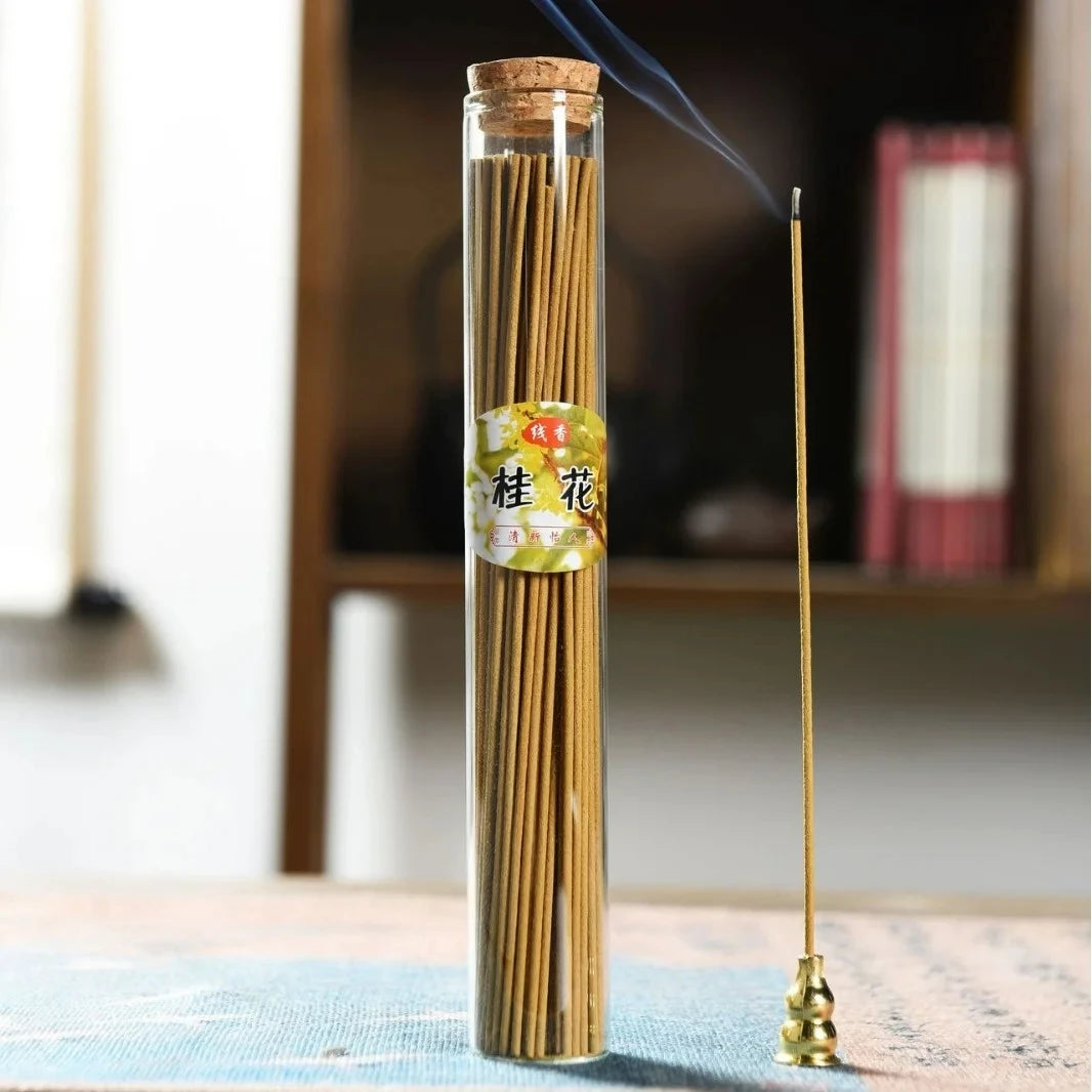 120pc/Box Natural Incense Stick Aromatherapy Sticks Interior Deodorization Lasting Lingering Fragrance Household Bedroom Incense