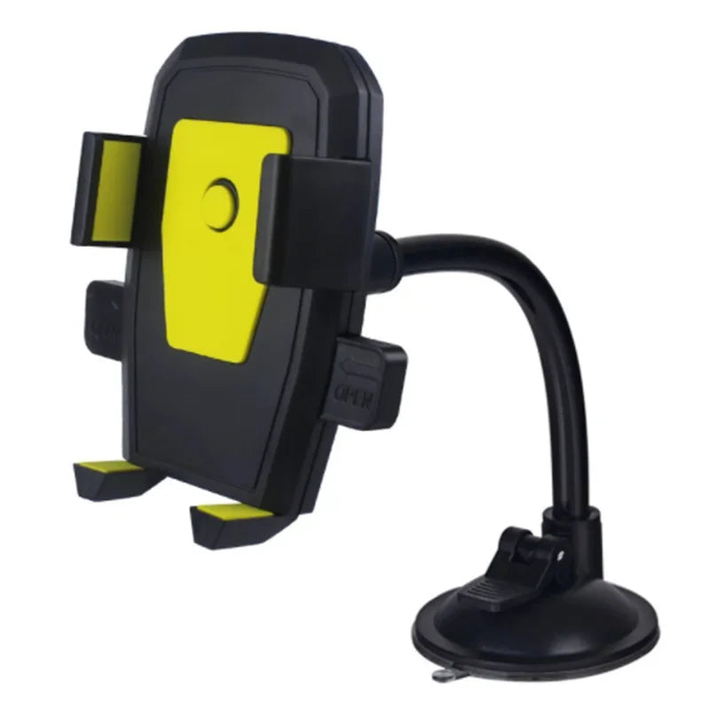 New Car Phone Holder Bracket Mount Cup Holder Universal Car Mobile Support Suction Windshield Phone Locking Car-Accessories