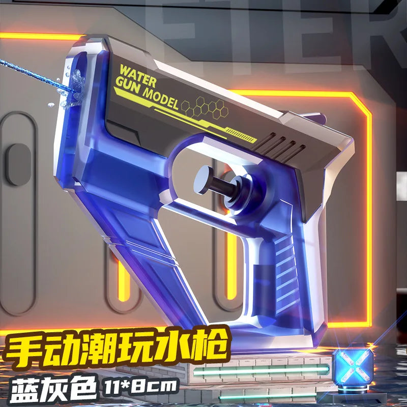 Summer Water Gun non Electric Pistol High-pressure Full Automatic Shooting Water Beach Toy Gun For kid Children Boys Girls Gift