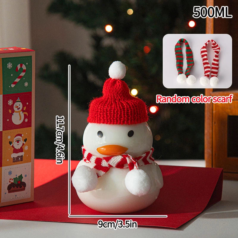 Christmas Cups Aesthetic Cup Drinkware Cold Coffee Cups Water Bottle Iced Coffee Mug Christmas Decorations Navidad כוסות לקפה ק