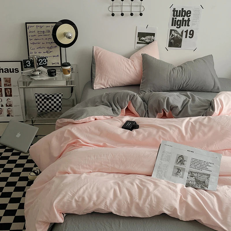 Bedding Comforter sets Duvet Cover bedsheets set with pillowcase Bedding Linens Set for Queen/King Bed edredones de cama