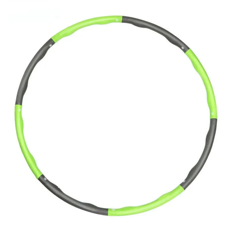 Removable Sports Hoops for Women, Fitness Circle, Rainbow Ball, Massage Exercise, Gym Workout, Fitness Equipment, 6 Sections