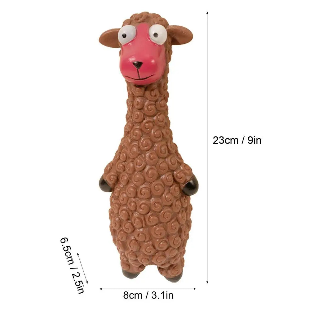 Puppy Teething Toys Dog Animal Toy Vinyls Dog Teether Animal Doll Sheep Duck Cows Sound Toy For Entertainment
