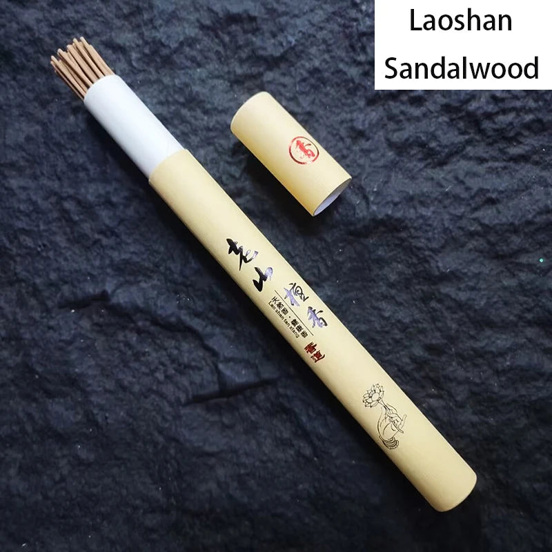 40 Sticks/pot Natural Sandalwood Incense Sticks Sleep Chinese Home Scents Aromatherapy Room Fragrance Buddhist Supplies Incenses