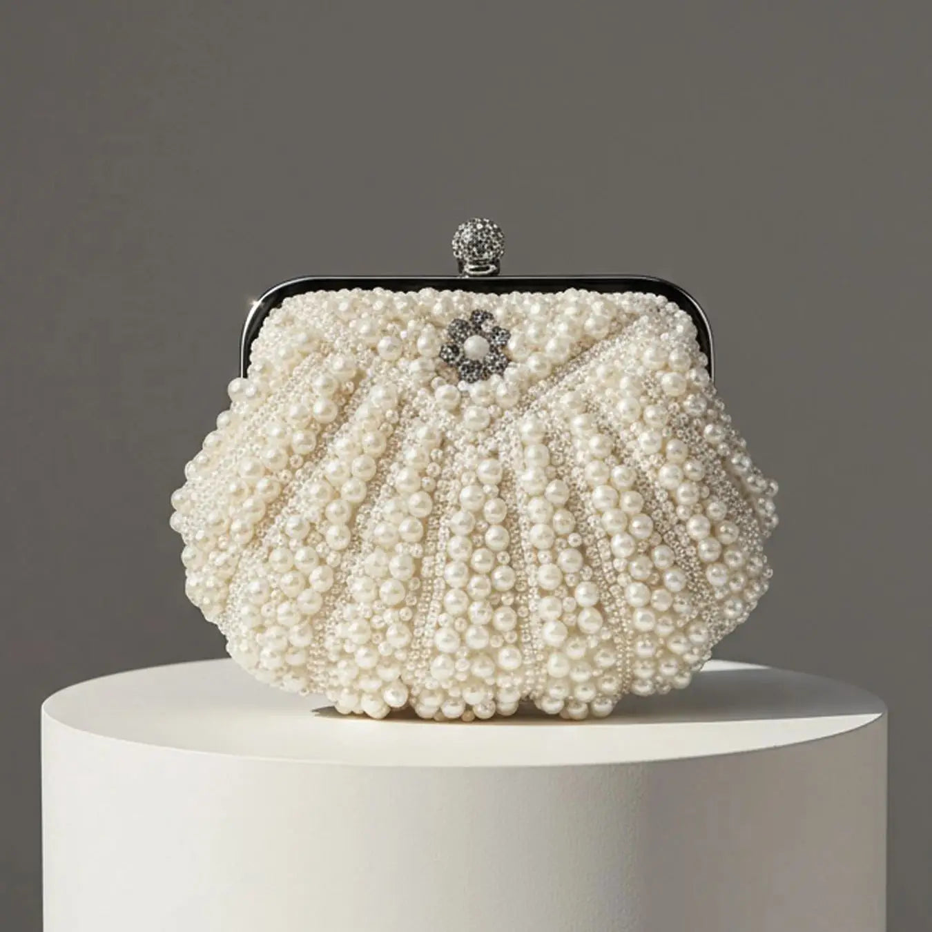 Pearl Clutch Bags Women Purse Ladies white Hand Bags Evening Bags for Party Wedding black Shoulder Bag Bolsa Feminina