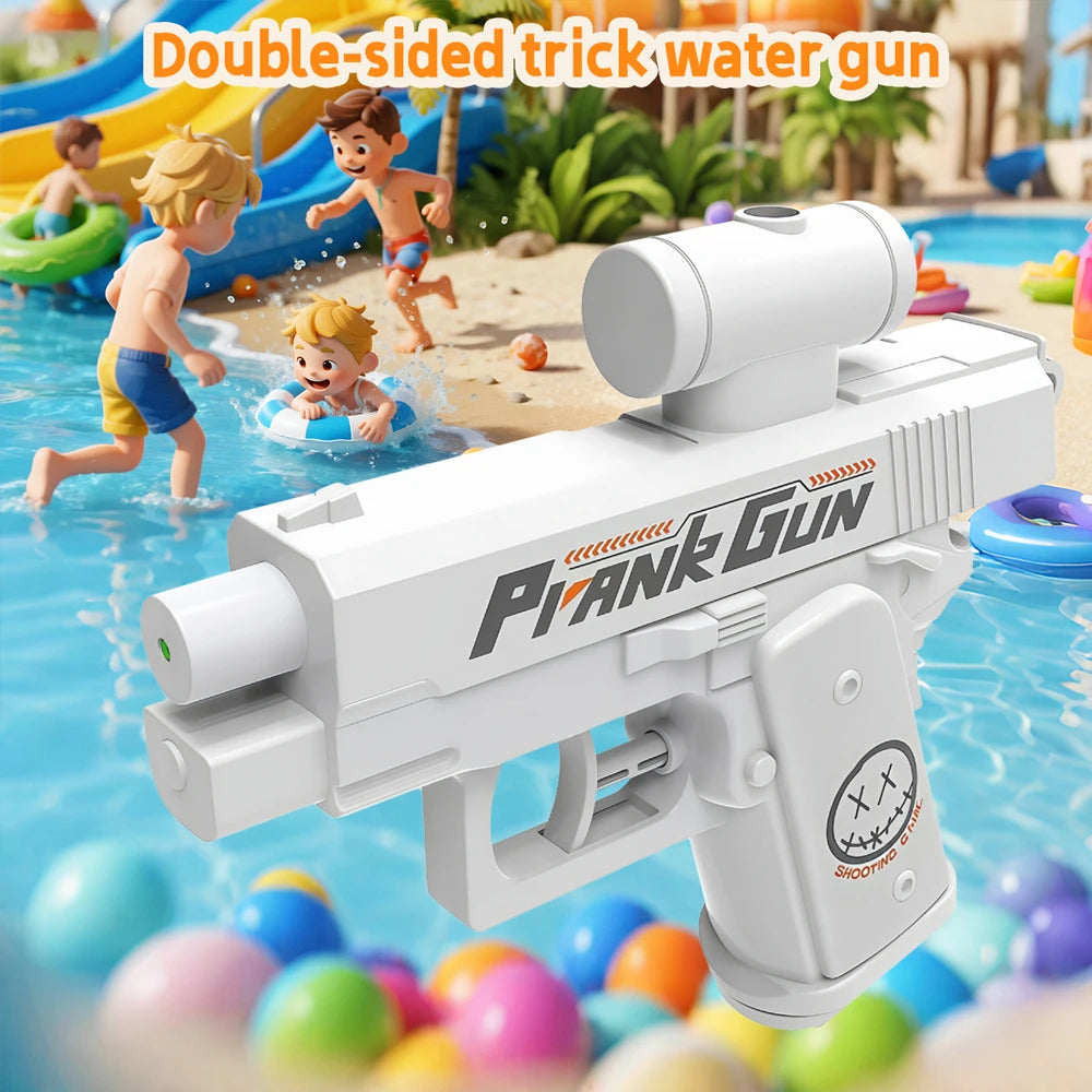 Two-Way Water Gun Prank Water Gun Stress Relief Toys Small Pistol Outdoor Indoor Shoot Game Parent-Child Interaction Watergun