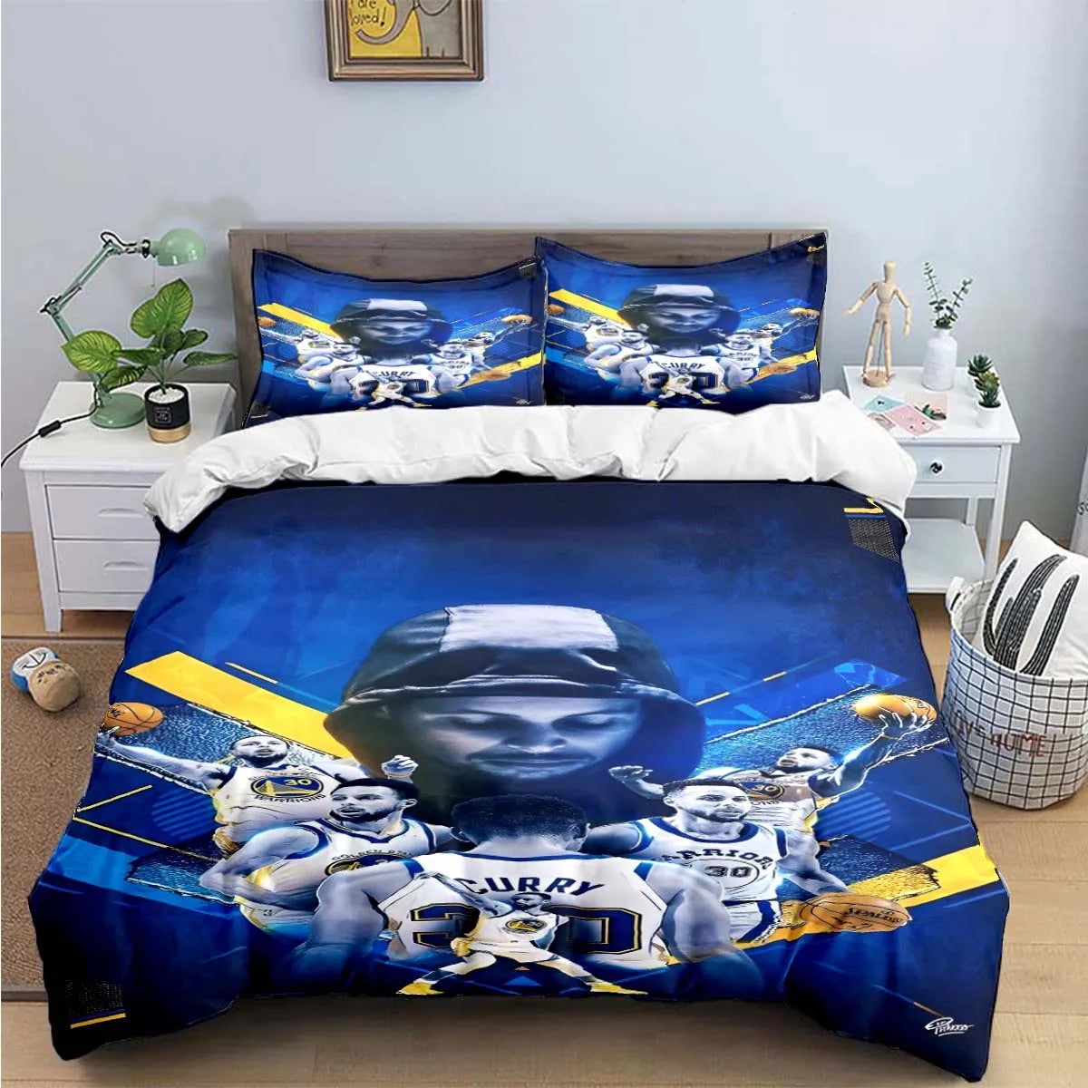 Fashion Basketball Star S-Stephen C-Curry  Print Bedding Sets Bed Supplies Set Duvet Cover Bed Comforter Set Bedding Set Gift