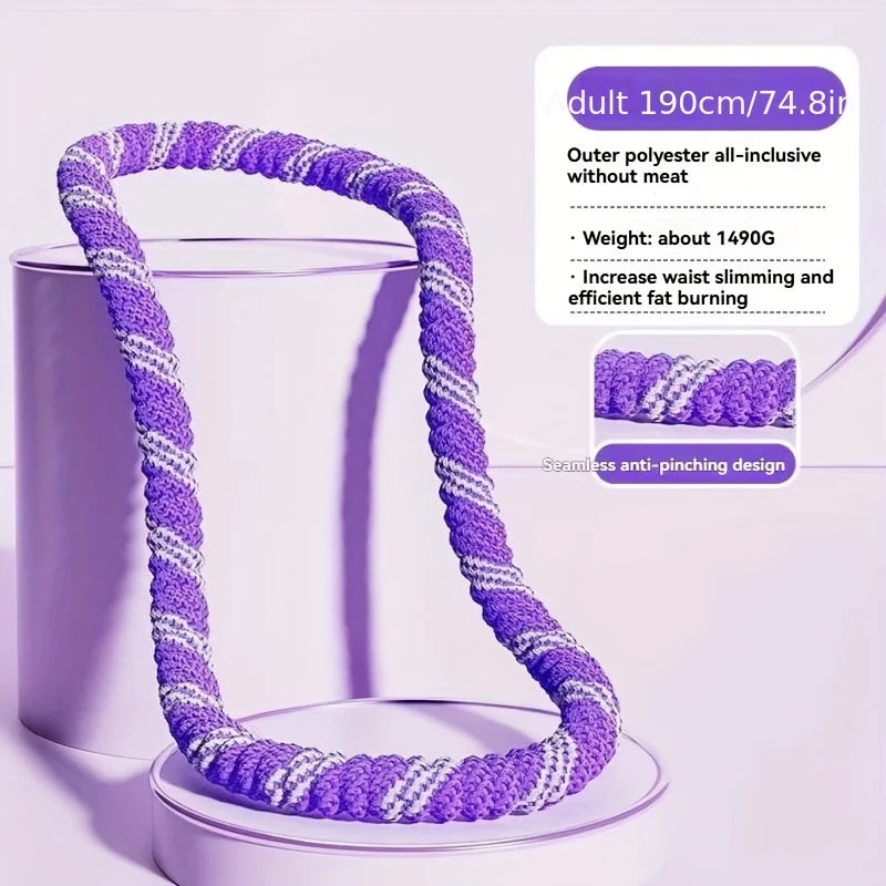 Spring soft silent hula hoop, full coverage without hurting waist, new fitness trend, abdominal sweating, strengthen the abdomen