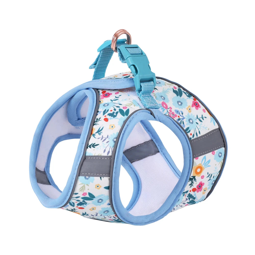 Small Dog Harness Leash Set Cute Traction Bracelet Medium Cat Collar Suit Soft Puppy Vest Harness Adjustable Pet Accessories