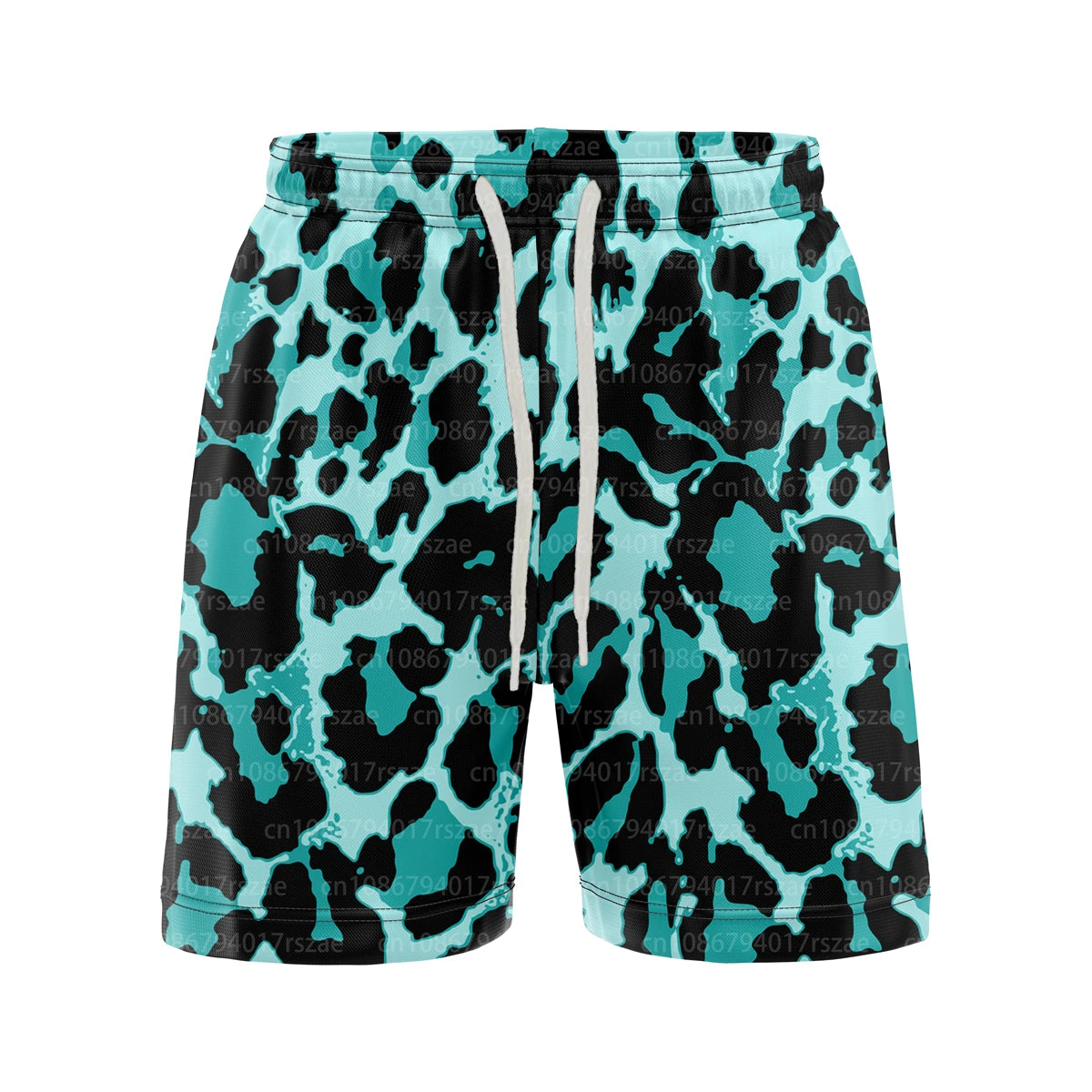 Classic Colorful Leopard Shorts Men Summer Beach Short Pants Hawaii Beach Swimming Pants Swim Trunks Women Kid Cool Ice Shorts