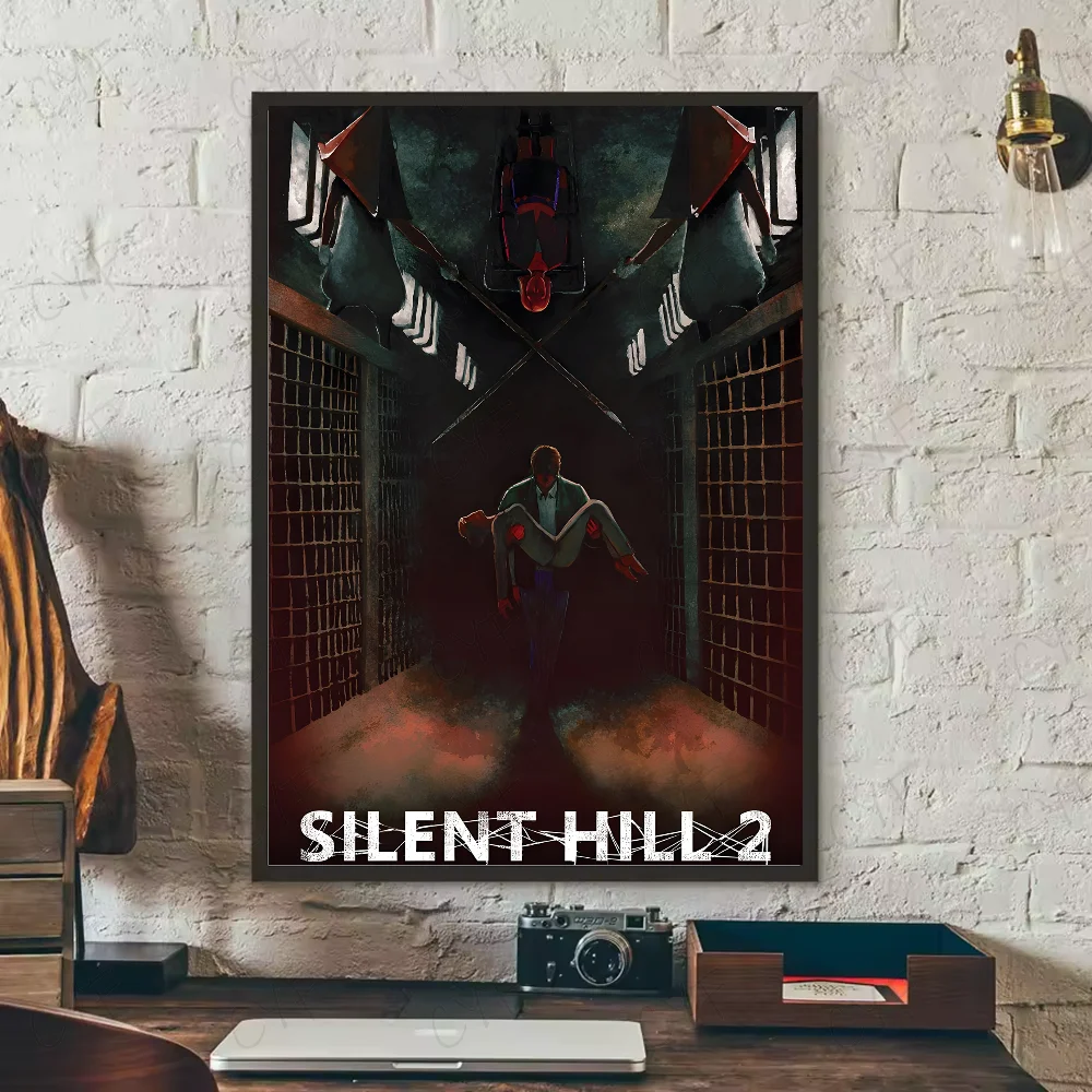 Hot Classic Silent Hill 3 Game anime Poster HD art sticky wall waterproof home living room bedroom bar aesthetic decoration