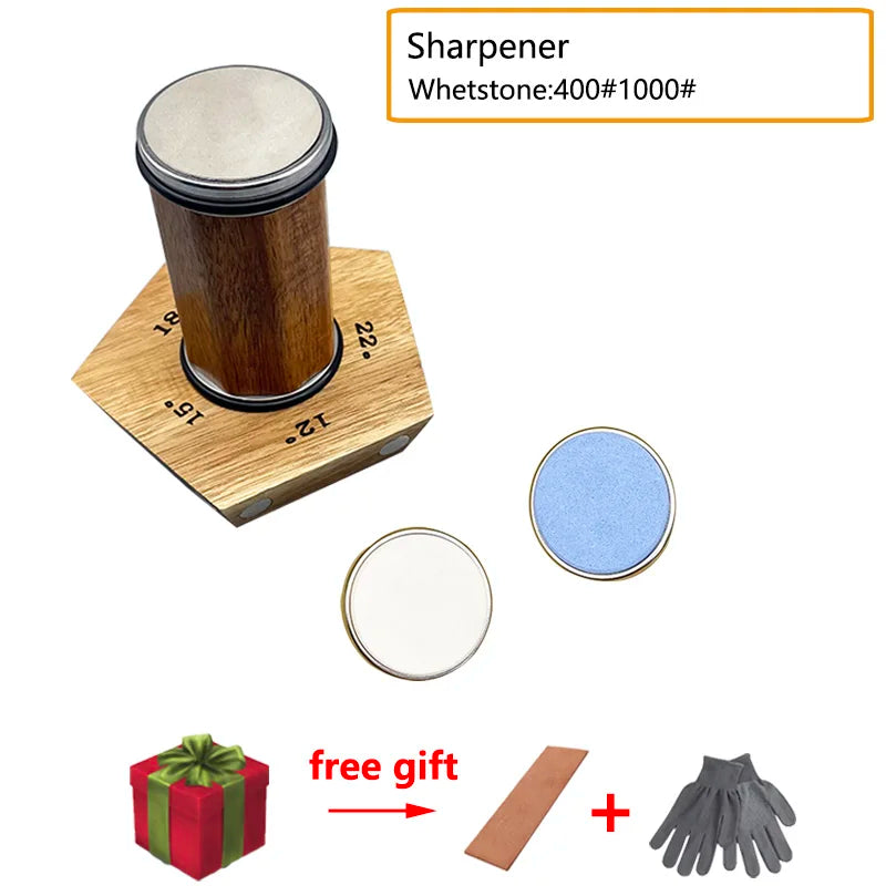 2025 NEW Rolling Knife Sharpener Knife Holder Diamond Sharpener Stone Whetstone Sharpening Angles Grind Stone Kitchen Tools