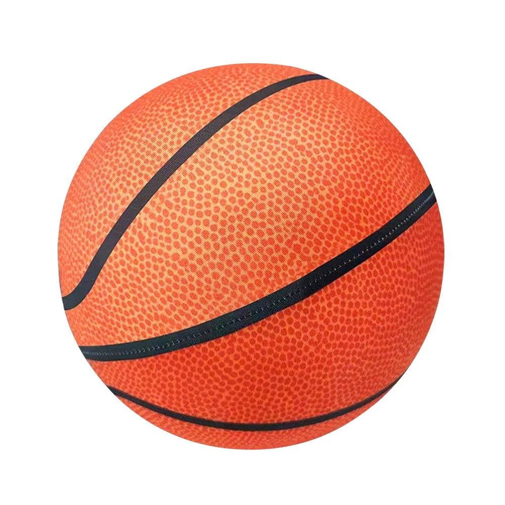 18/21/24cm Silent Basketball High-Resilience Quiet Basketball Size 3/5/7 Dribbling Basketball for Various Indoor Activities
