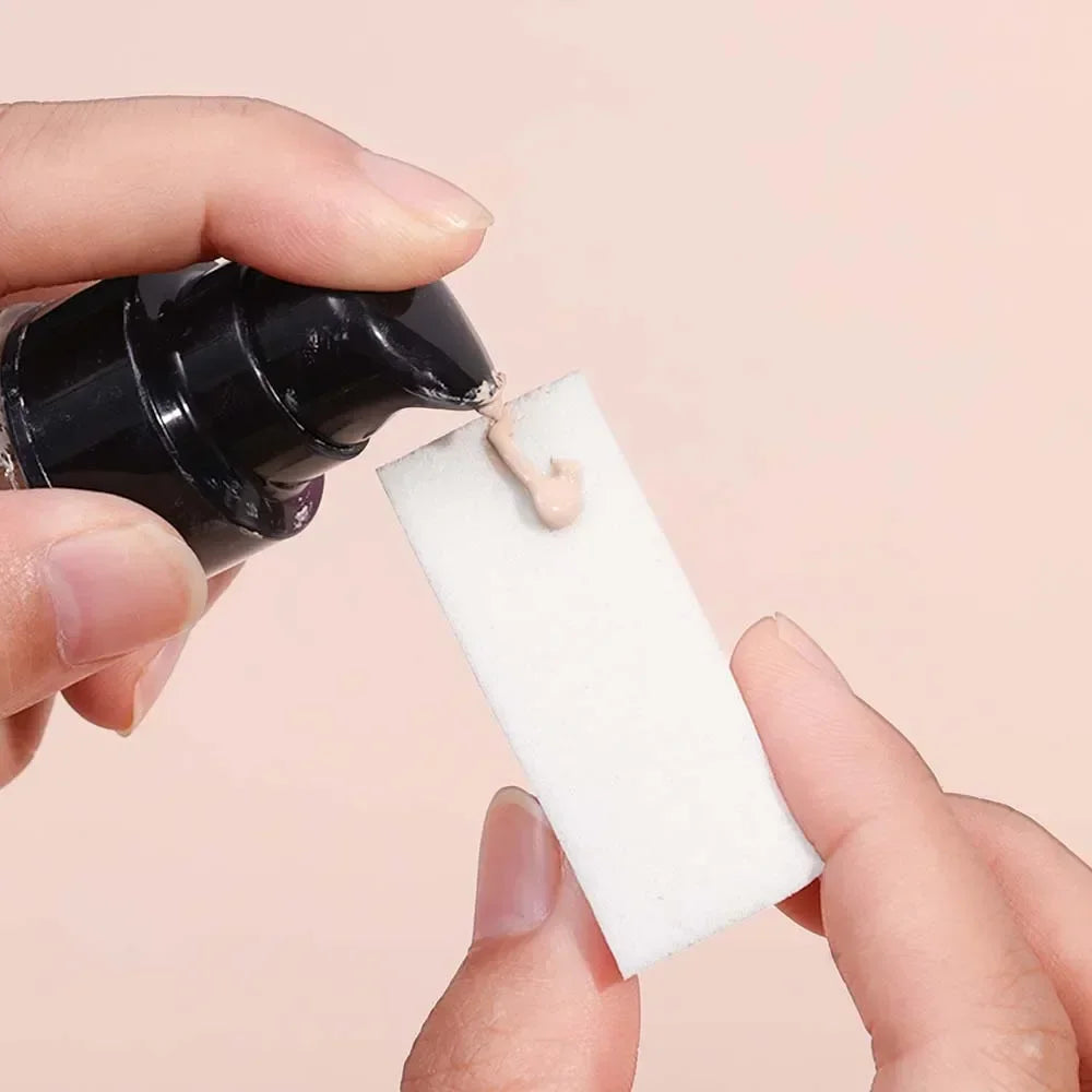 100Pcs/Set Triangle Dry Wet Use Makeup Sponge Face Foundation Concealer BB Cream Powder Blending Smearing Puff Cosmetic Tools