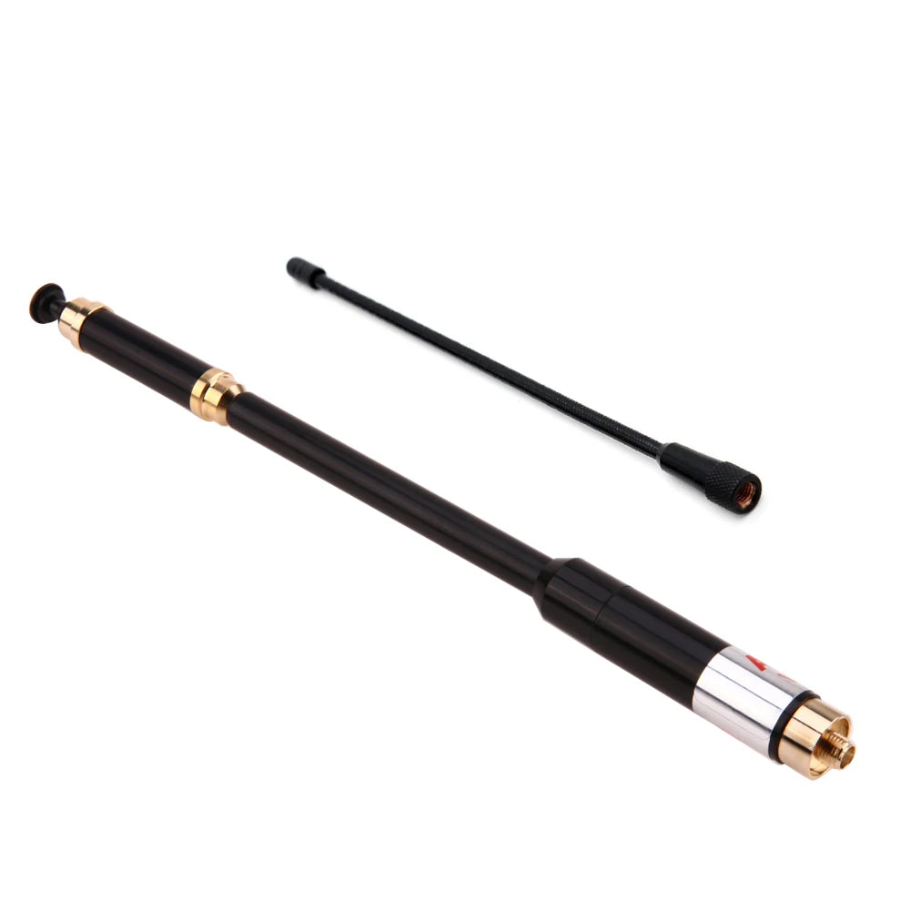 Dual Band Antenna High Gain Dual Band Telescopic Antenna Walkie Talkie Accessories for Kenwood Baofeng FDC
