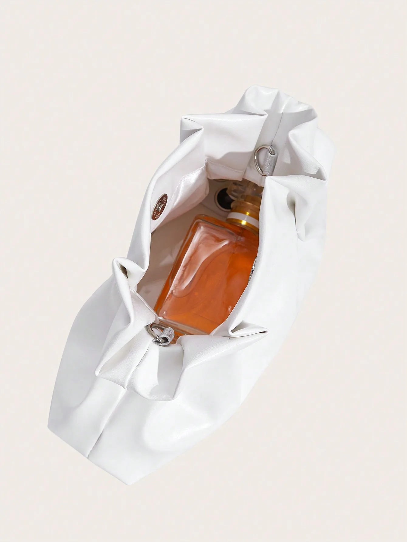 Women Party Bag White PU Fashion Elegant Clutch Bag New 2024 Hot Selling Gorgeous shiny dinner bag for wedding and party