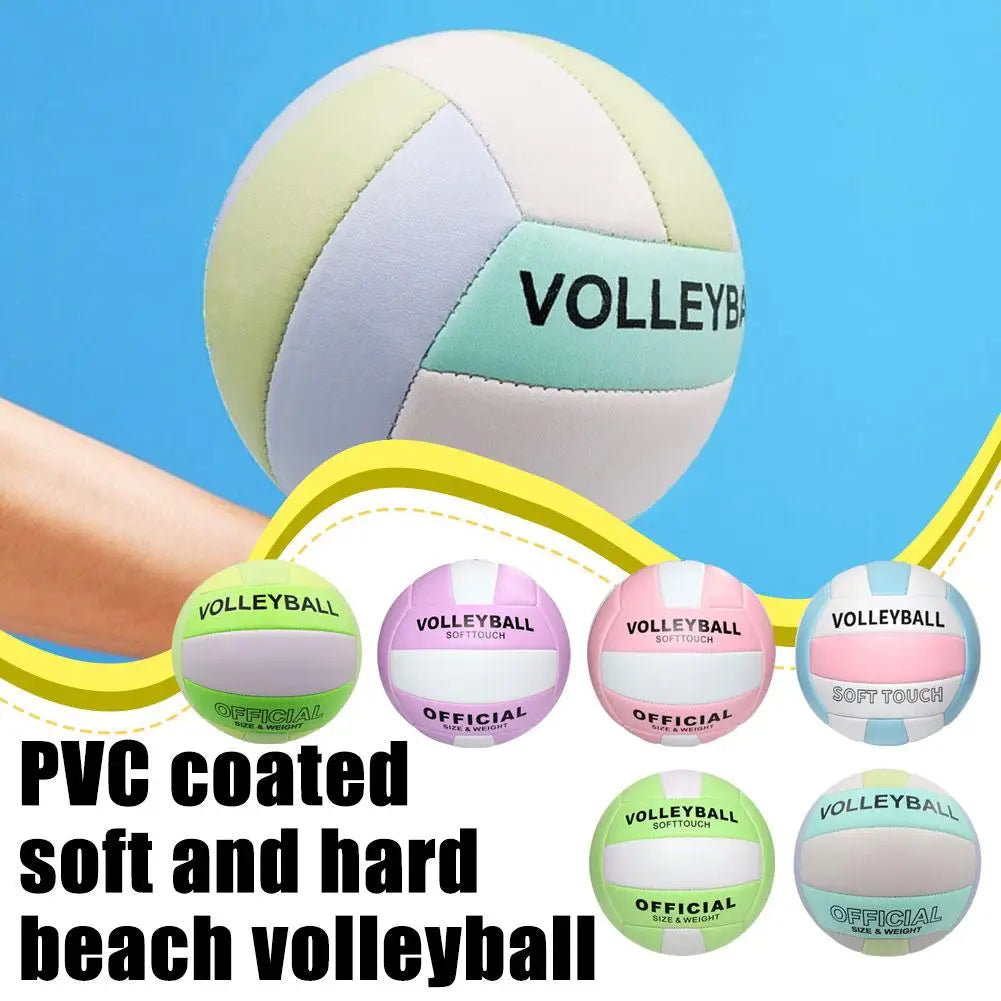 Official Size 5 Volleyball, Soft Indoor Outdoor Volleyball For Game Gym Training Beach Play Volleyballs For Beginner Teenager