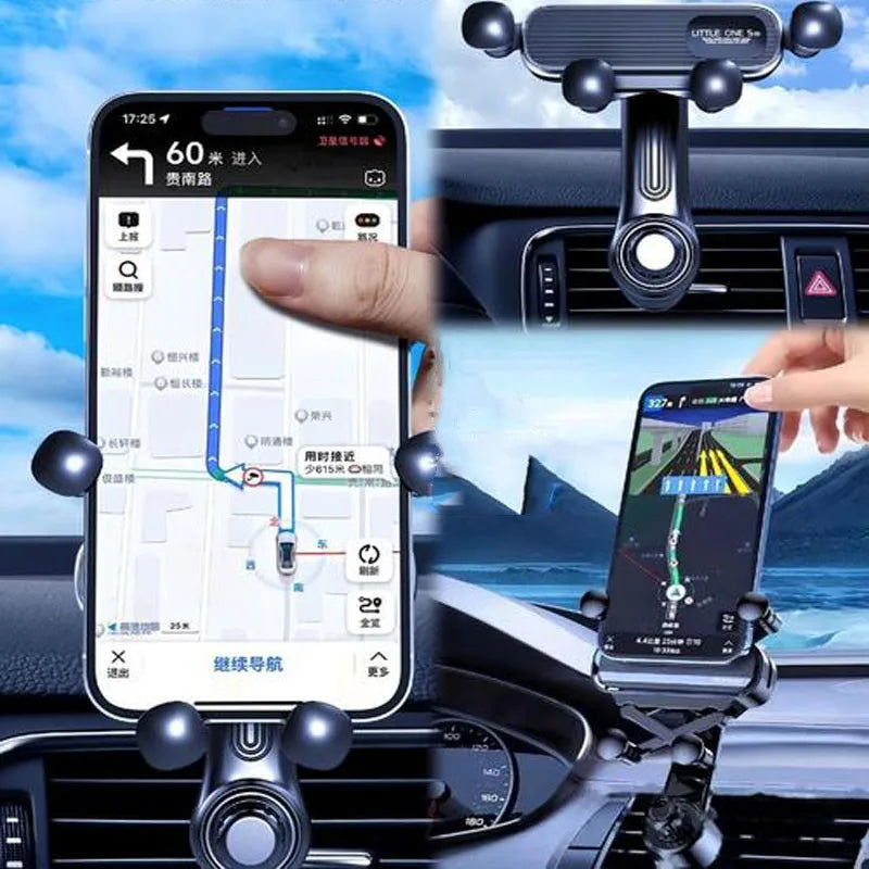 Gravity Car Phone Holder Air Vent Mount Cell Phone Holder in Car Mobile Support For iPhone 13 12 Xiaomi Universal for 4.7-7 inch