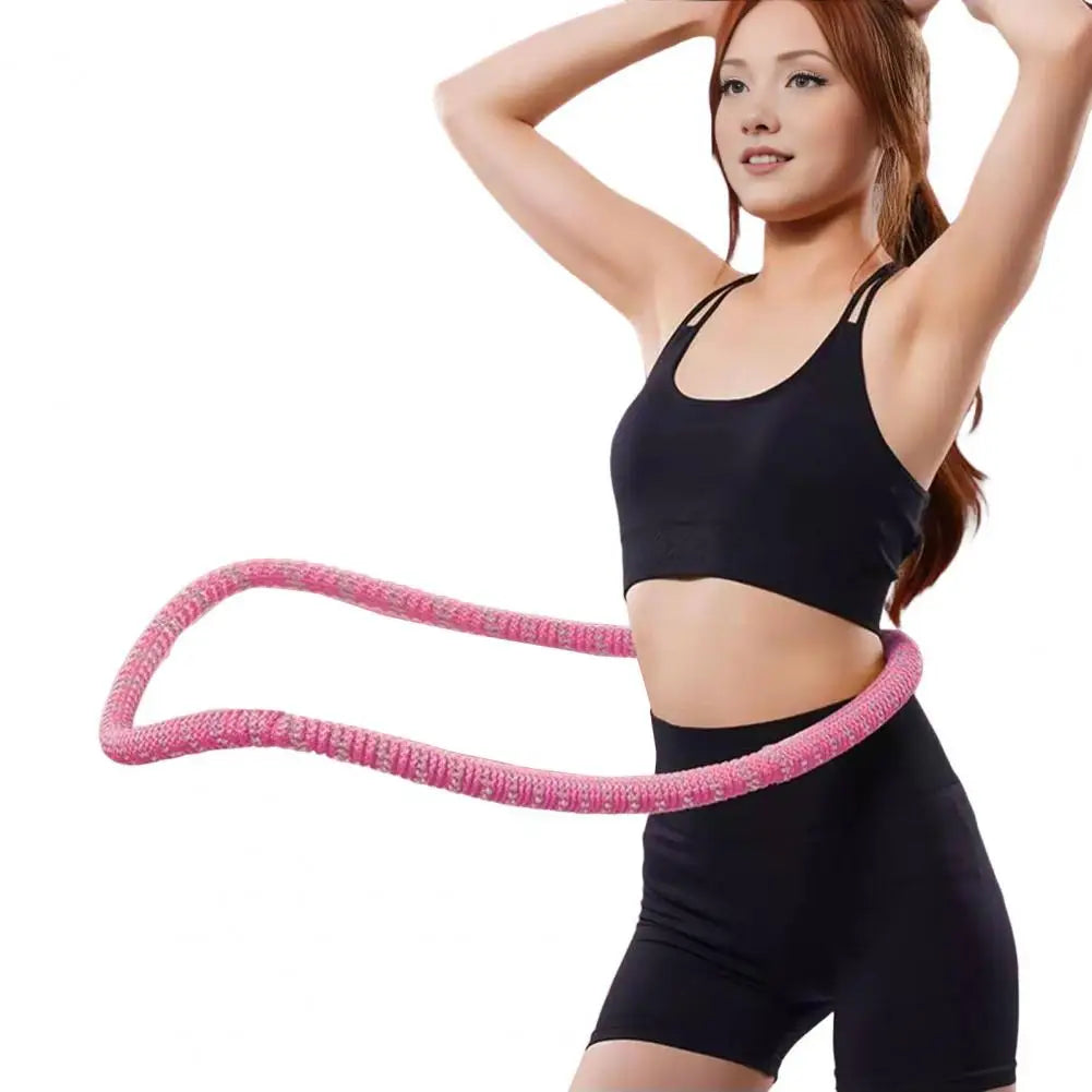 2025 Fitness Hoop Stable Rotation Fitness Hoop Portable Soft Spring Fitness Hoop 360-degree Rotation Noiseless Exercise HoopS