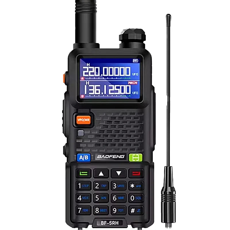 Baofeng walkie talkie UV5RH 15W, six band wireless replication frequency, 999CH, USB transceiver, HAM, , 50KM